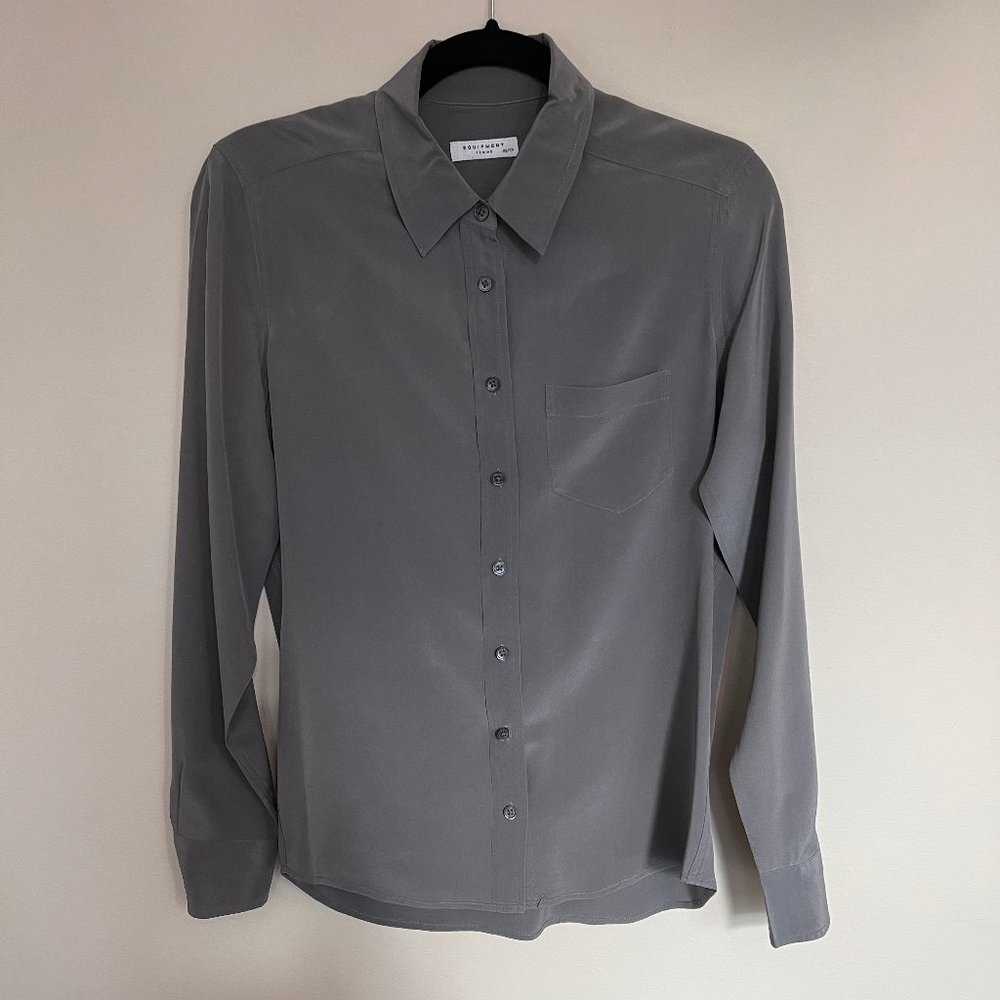 Equipment Slim Signature Silk Button-Down Shirt
